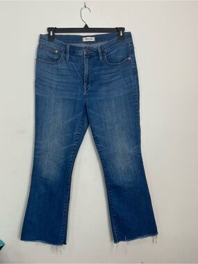 Madewell Women's Medium Blue Bootcut Cropped Jeans Cali Demi Boot